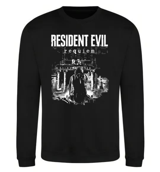 Свитшот Resident Evil Requiem poster Черный фото