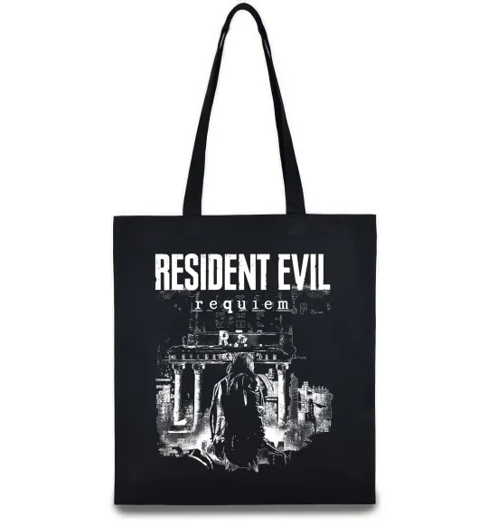 Еко-сумка Resident Evil Requiem poster Чорний фото