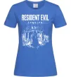Женская футболка Resident Evil Requiem poster Ярко-синий фото