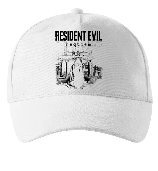 Кепка Resident Evil Requiem poster Белый фото