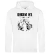 Мужская толстовка (худи) Resident Evil Requiem poster Белый фото