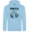 Женская толстовка (худи) Resident Evil Requiem poster Голубой фото