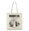 Еко-сумка Resident Evil Requiem poster Бежевий фото