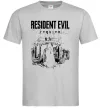 Чоловіча футболка Resident Evil Requiem poster Сірий фото