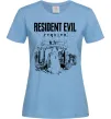 Женская футболка Resident Evil Requiem poster Голубой фото