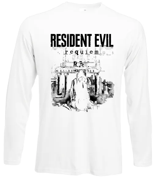 Лонгслів Resident Evil Requiem poster Білий фото