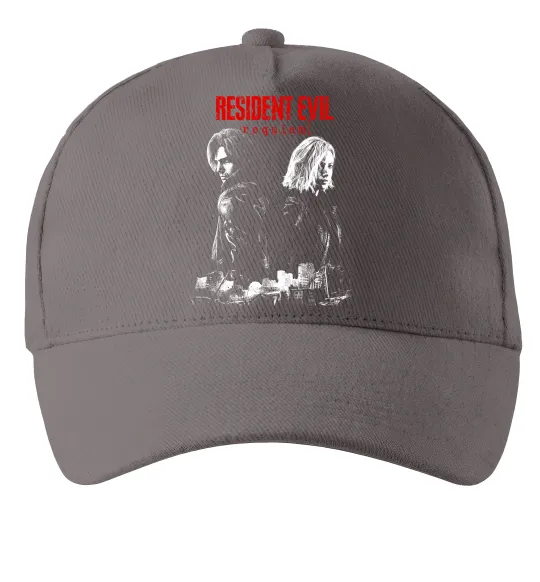 Кепка Resident Evil Leon and Grace Серый фото