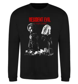 Свитшот Resident Evil Leon and Grace Черный фото