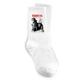 Носки Resident Evil Leon and Grace Белый фото