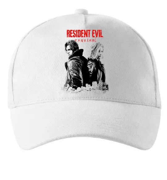 Кепка Resident Evil Leon and Grace Белый фото