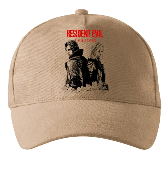 Кепка Resident Evil Leon and Grace Песочный фото
