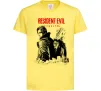 Детская футболка Resident Evil Leon and Grace Лимонный фото
