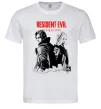 Чоловіча футболка Resident Evil Leon and Grace Білий фото