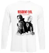 Лонгслів Resident Evil Leon and Grace Білий фото