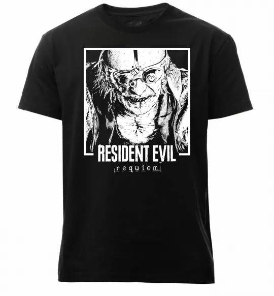 Мужская премиум футболка Resident Evil Черный фото