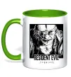 Чашка з кольоровою ручкою Resident Evil Лаймовий фото