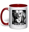 Чашка з кольоровою ручкою Resident Evil Червоний фото