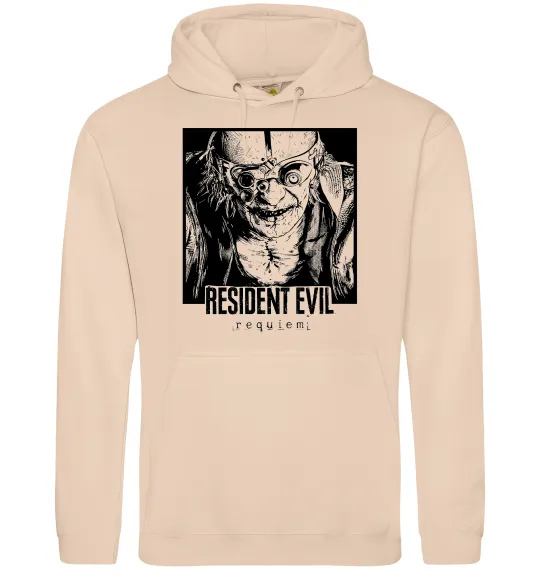 Мужская толстовка (худи) Resident Evil Песочный фото