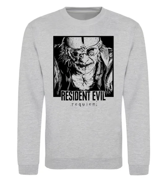Світшот Resident Evil Сірий меланж фото
