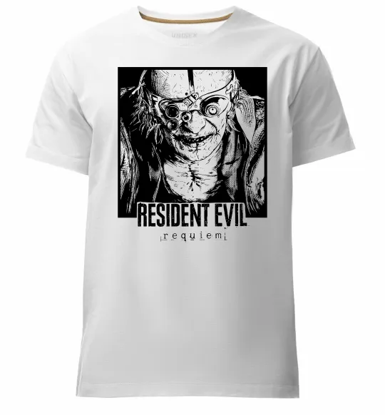 Мужская премиум футболка Resident Evil Белый фото