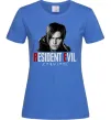 Женская футболка Requiem Leon Kennedy Ярко-синий фото