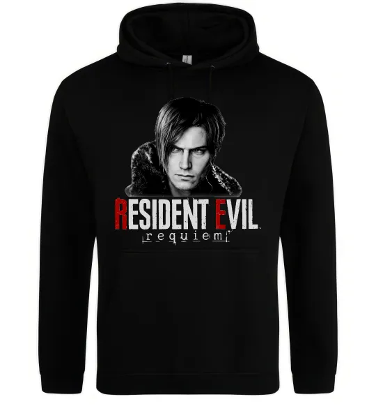 Женская толстовка (худи) Requiem Leon Kennedy Черный фото