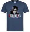 Чоловіча футболка Requiem Leon Kennedy Темно-синій фото