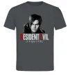 Чоловіча футболка Requiem Leon Kennedy Графіт фото