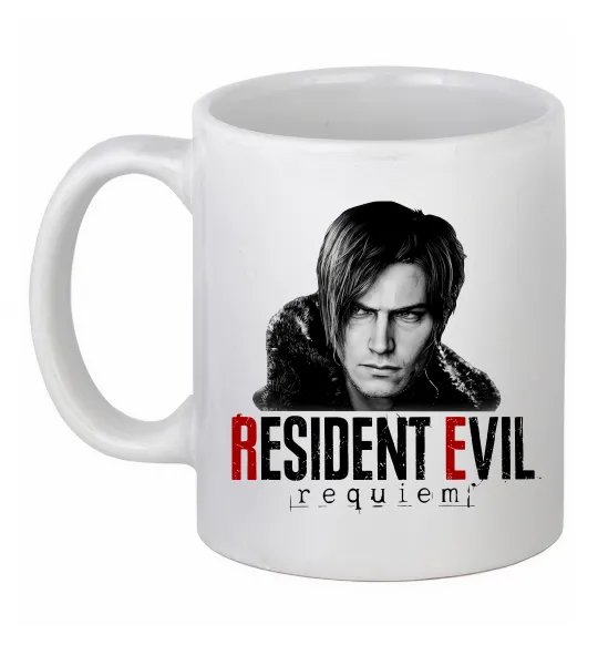 Чашка керамическая Requiem Leon Kennedy Белый фото