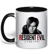Чашка с цветной ручкой Requiem Leon Kennedy Черный фото