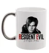 Чашка с цветной ручкой Requiem Leon Kennedy Серебро фото