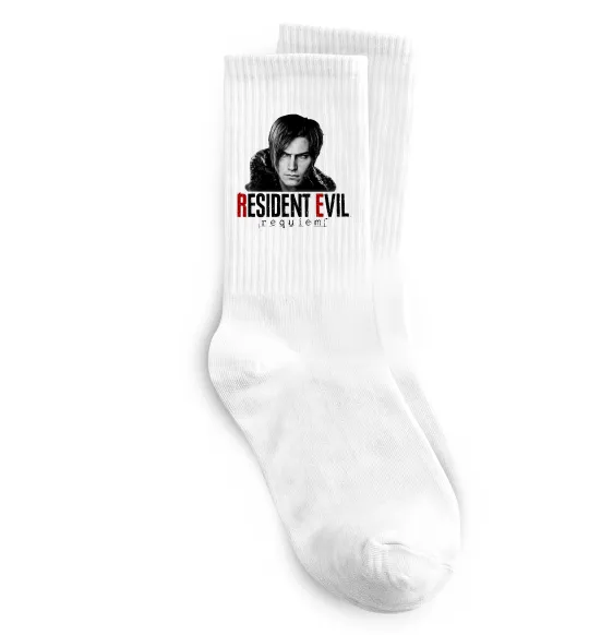 Носки Requiem Leon Kennedy Белый фото