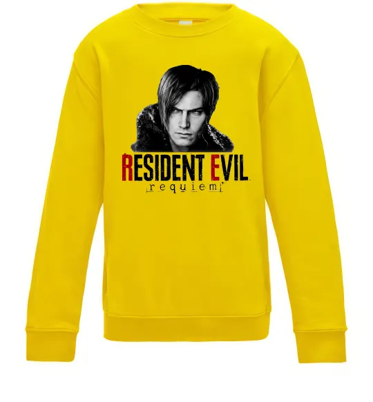 Дитячий світшот Requiem Leon Kennedy Сонячно жовтий фото