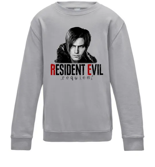 Дитячий світшот Requiem Leon Kennedy Сірий меланж фото