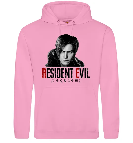 Мужская толстовка (худи) Requiem Leon Kennedy Розовый фото