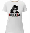 Жіноча преміум футболка Requiem Leon Kennedy Білий фото