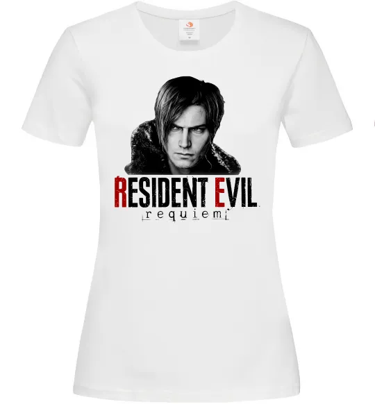 Женская футболка Requiem Leon Kennedy Белый фото