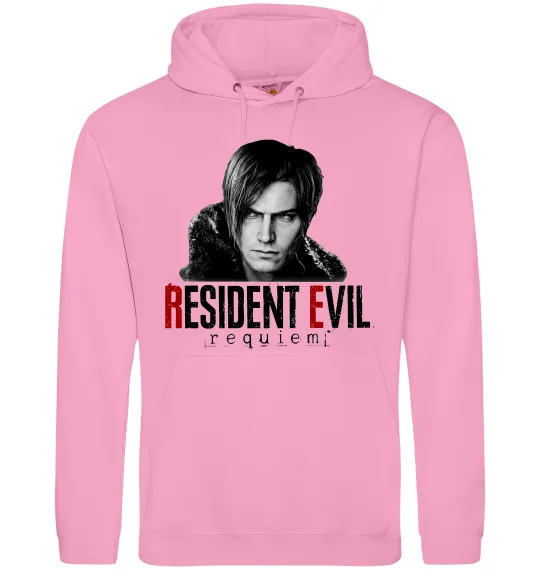 Женская толстовка (худи) Requiem Leon Kennedy Розовый фото