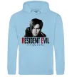 Женская толстовка (худи) Requiem Leon Kennedy Голубой фото