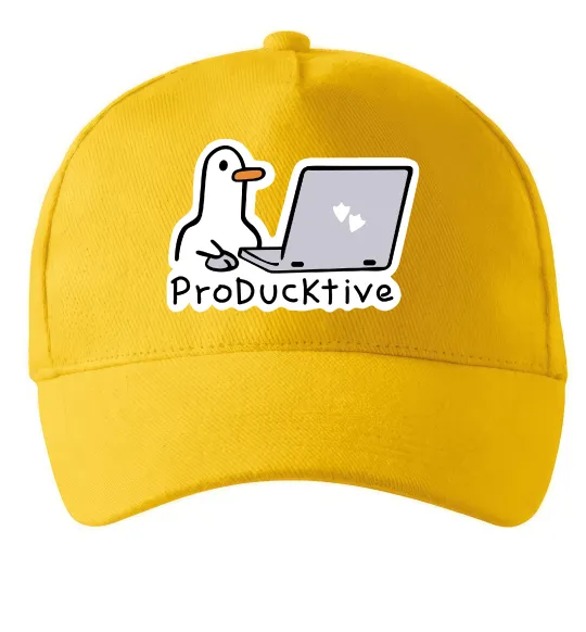 Кепка proDucktive Сонячно жовтий фото
