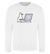 Світшот proDucktive Білий Світшот proDucktive Білий фото