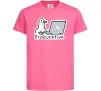 Дитяча футболка proDucktive Яскраво-рожевий фото