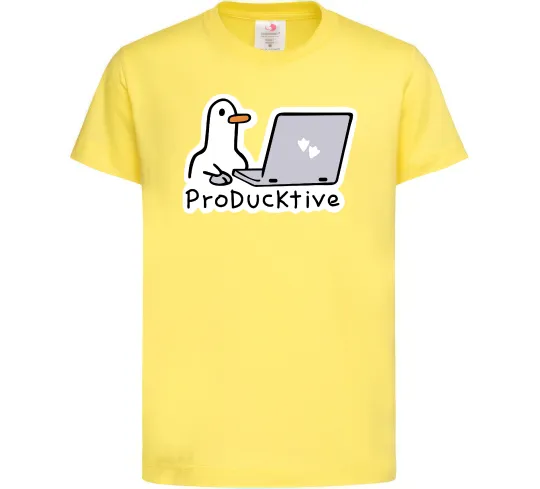 Дитяча футболка proDucktive Лимонний фото