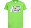 Дитяча футболка proDucktive Лаймовий фото