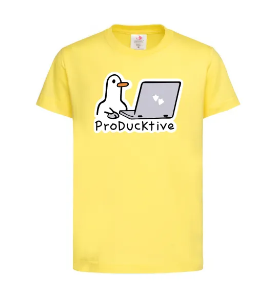 Дитяча футболка proDucktive Лимонний фото