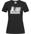 Жіноча футболка proDucktive Чорний фото