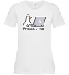 Жіноча футболка proDucktive Білий фото