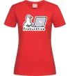 Жіноча футболка proDucktive Червоний фото
