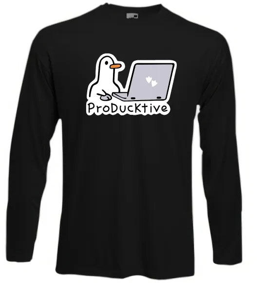 Лонгслів proDucktive Чорний фото