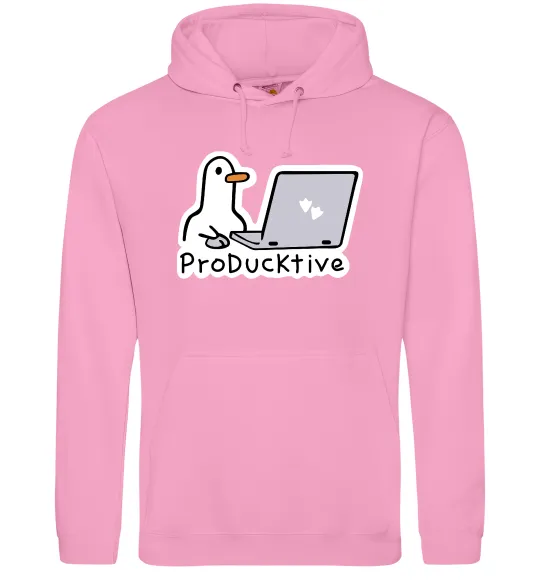 Чоловіча толстовка (худі) proDucktive Рожевий фото